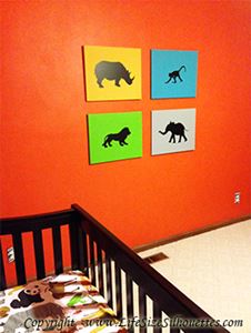 Picture of  Monkey 30 (Safari Animal Silhouette Decals)