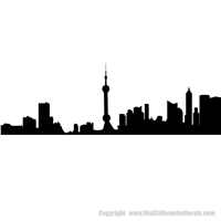 Picture of Beijing, China City Skyline (Cityscape Decal)