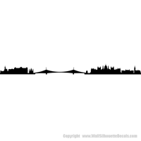 Picture of Budapest, Hungary City Skyline (Cityscape Decal)