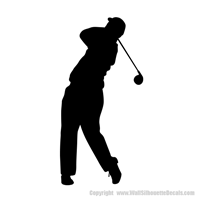 Picture of  Golfer  2 (Golf Decor: Silhouette Decals)