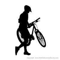 Picture of  Mountain Biking  3 (Sports Decor: Silhouette Decals)