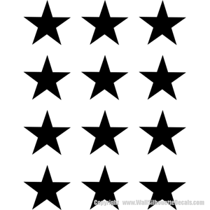 Picture of 12 Stars (Vinyl Stars: Decal Decor)
