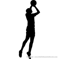 Picture of Basketball Player 24 (Sports Decor: Silhouette Decals)