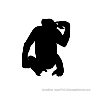 Picture of Chimpanzee 33 (Safari Animal Silhouette Decals)