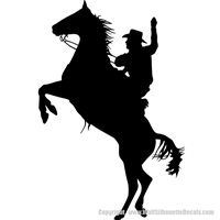 Picture of Cowboy 67 (Rodeo Decor: Silhouette Decals)