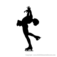 Picture of Figure Skater  1 (Sports Decor: Silhouette Decals)