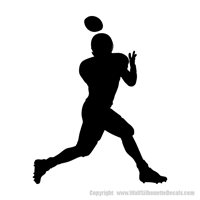 Picture of Football Player  5 (Football Decor: Silhouette Decals)