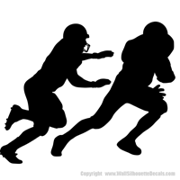 Picture of Football Players 15 (Football Decor: Silhouette Decals)