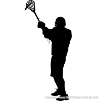 Picture of Lacrosse Player  5 (Sports Decor: Lacrosse Decals)