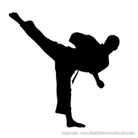 Picture of Martial Arts  2 (Sports Decor: Silhouette Decals)