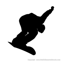 Picture of Snowboarder  5 (Sports Decor: Silhouette Decals)