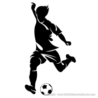 Picture of Soccer Player 16 (Soccer Decor: Wall Decals)